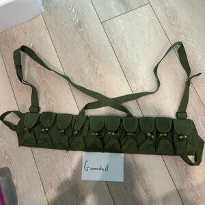Original Chinese Military Surplus Sks 56 Semi Ammo Chest-Rig Bandolier Pouch